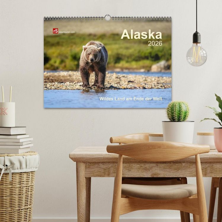 Produktbild: Alaska 2026 Wildes Land am Ende der Welt (Wandkalender 2026 DIN A3 quer), CALVENDO Monatskalender