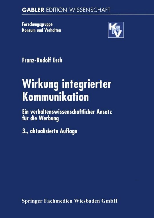 Produktbild: Wirkung integrierter Kommunikation