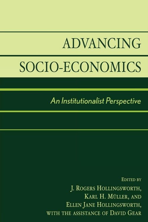 Produktbild: Advancing Socio-Economics