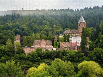 Produktbild: CALVENDO Puzzle Burg Zwingenberg | 1000 Teile Lege-Gr&ouml;&szlig;e 64x48cm Foto-Puzzle f&uuml;r gl&uuml;ckliche Stunden