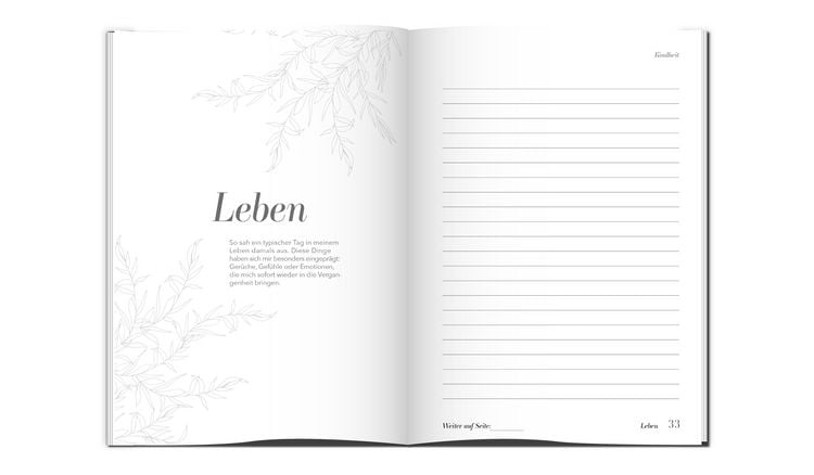 Produktbild: Mein Leben &ndash; ein Funken Ewigkeit: Das Ausf&uuml;llbuch zur eigenen Biografie