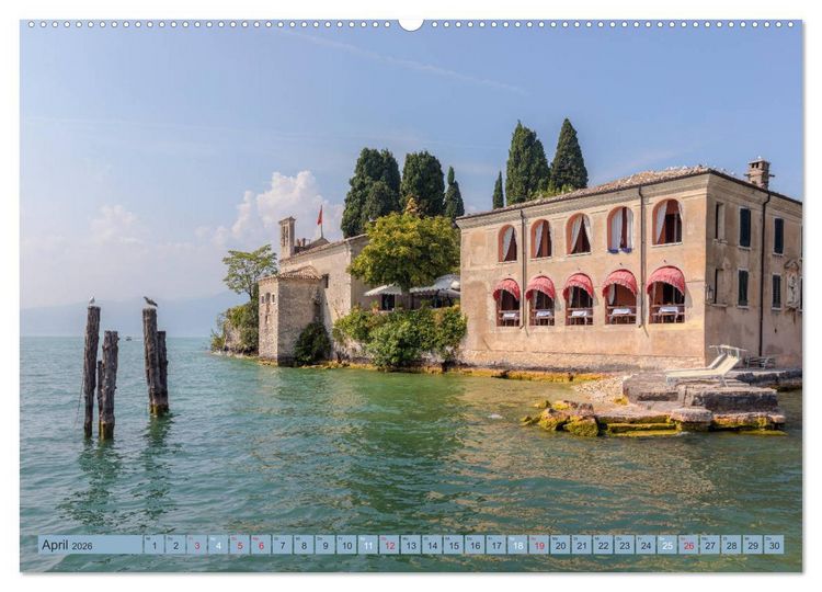 Produktbild: Gardasee, das Paradies im Norden Italiens (Wandkalender 2026 DIN A2 quer), CALVENDO Monatskalender