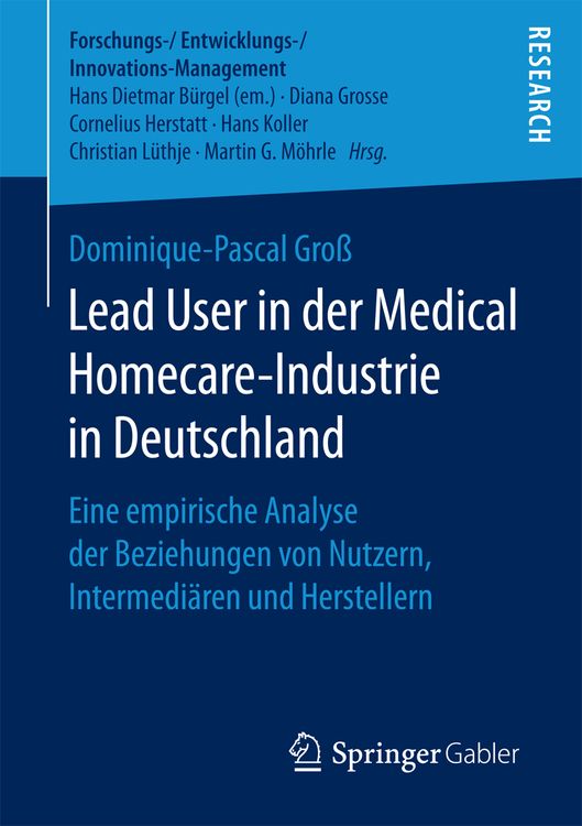 Produktbild: Lead User in der Medical Homecare-Industrie in Deutschland