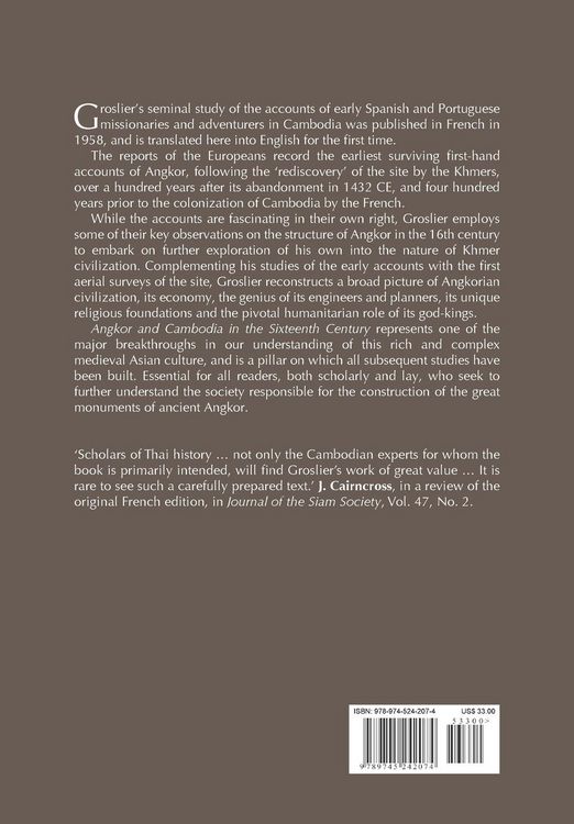 Produktbild: Angkor and Cambodia in the Sixteenth Century