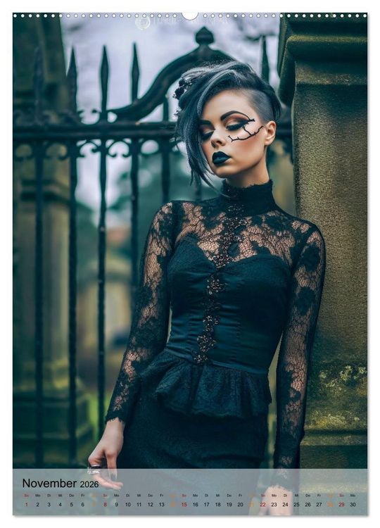 Produktbild: Gothic ist cool (hochwertiger Premium Wandkalender 2026 DIN A2 hoch), Kunstdruck in Hochglanz