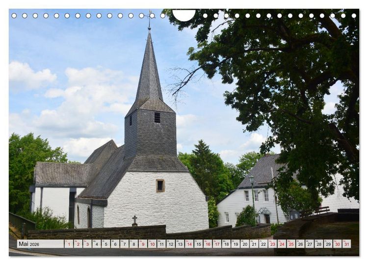 Produktbild: Kirchen und Kapellen rund um Simmerath (Wandkalender 2026 DIN A4 quer), CALVENDO Monatskalender