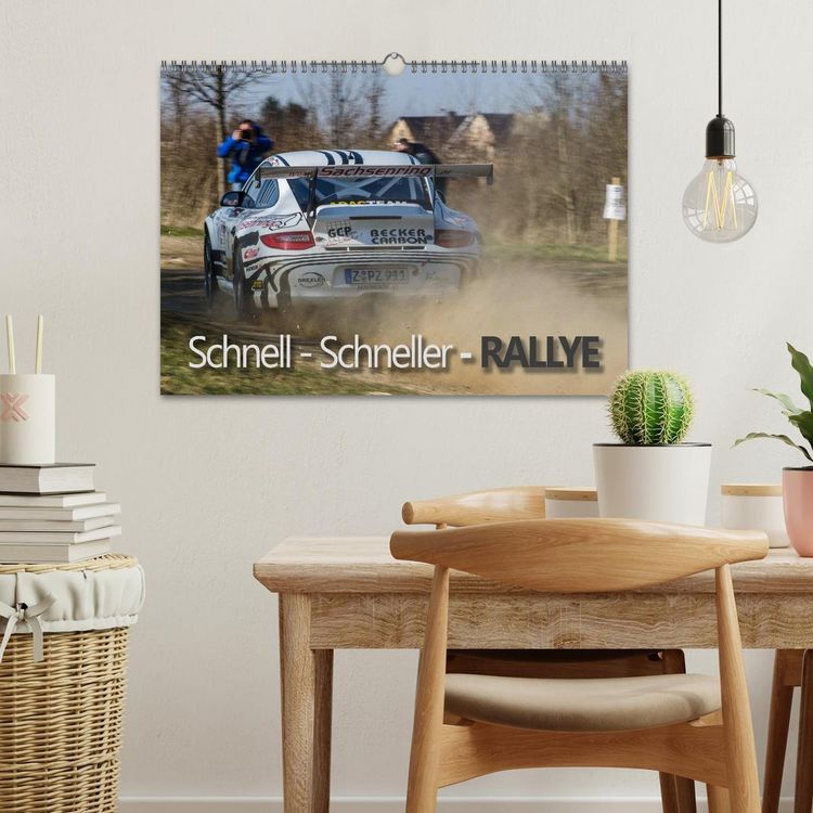Produktbild: Schnell - Schneller - Rallye (Wandkalender 2026 DIN A3 quer), CALVENDO Monatskalender