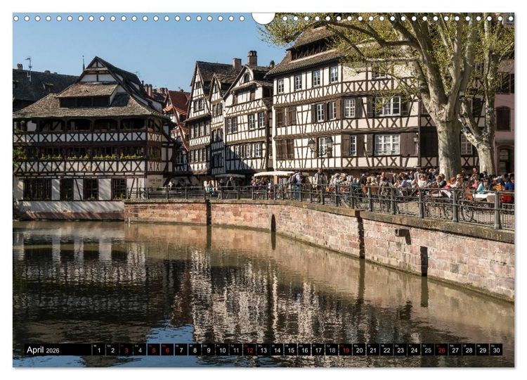 Produktbild: Frankreich - Strasbourg (Wandkalender 2026 DIN A3 quer), CALVENDO Monatskalender