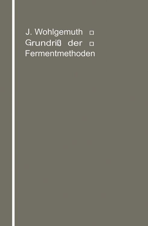 Produktbild: Grundri&szlig; der Fermentmethoden