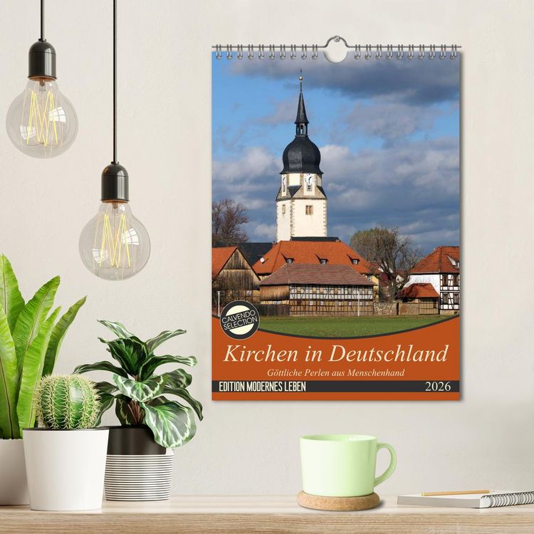 Produktbild: Kirchen in Deutschland - G&ouml;ttliche Perlen aus Menschenhand (Wandkalender 2026 DIN A4 hoch), CALVENDO Monatskalender