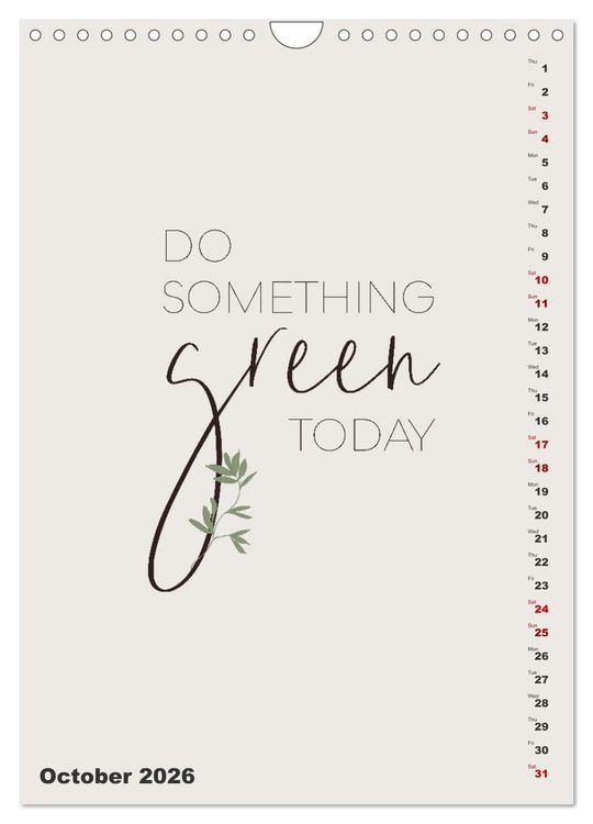 Produktbild: Love your planet (Wall Calendar 2026 DIN A4 portrait), CALVENDO 12 Month Wall Calendar