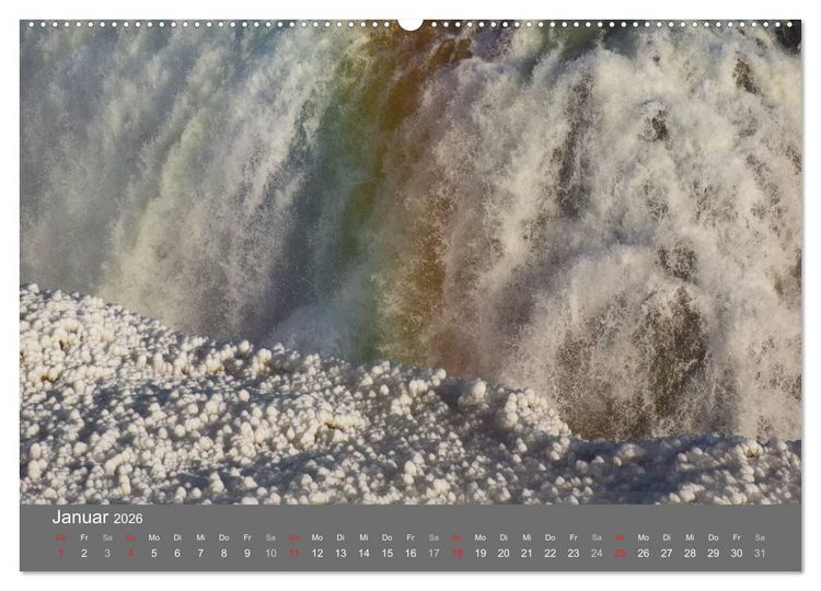 Produktbild: Island 2026 (Wandkalender 2026 DIN A2 quer), CALVENDO Monatskalender