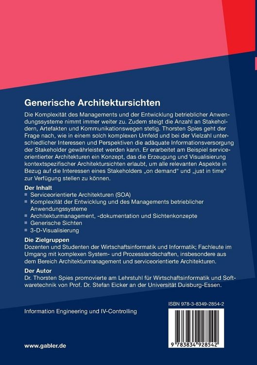 Produktbild: Generische Architektursichten