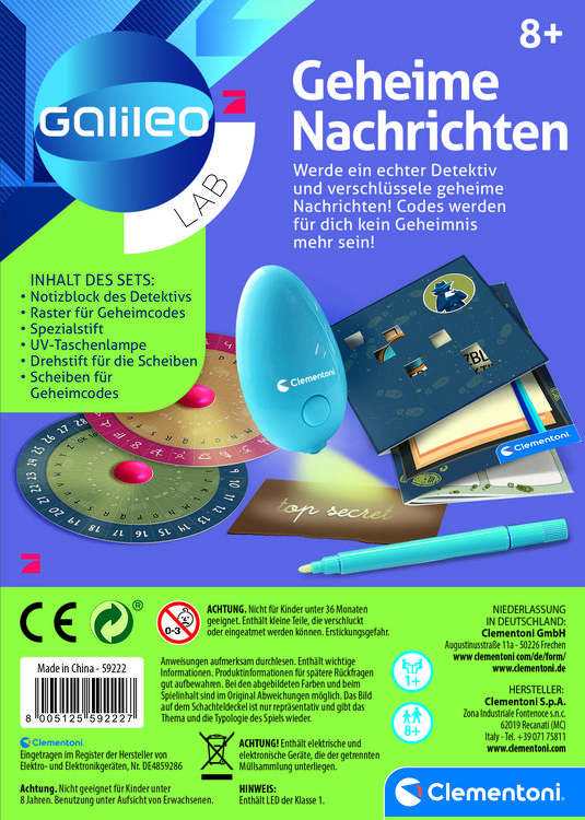 Produktbild: Geheime Nachrichten (Experimentierkasten)