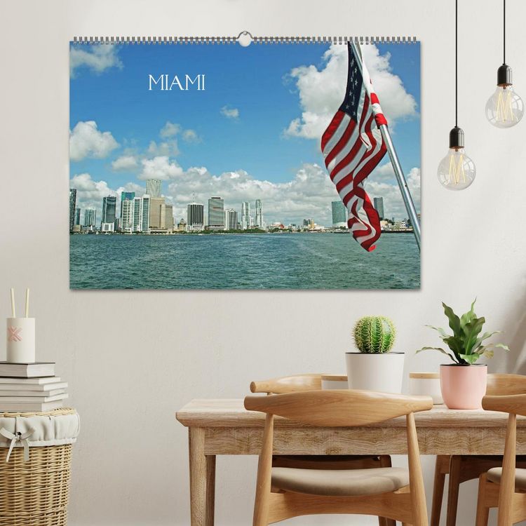 Produktbild: MIAMI (Wandkalender 2026 DIN A2 quer), CALVENDO Monatskalender