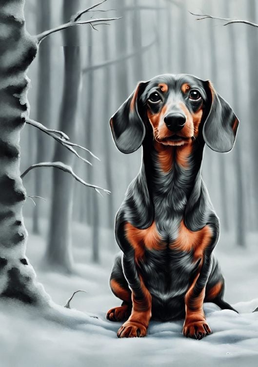 Produktbild: Notizbuch mit Dackel Hund Notizheft Geschenkbuch mit 55 Zitaten Leben und Hundeliebe Lustiges Geschenk zum Wichteln Weihnachten Dachshund Dackelfans