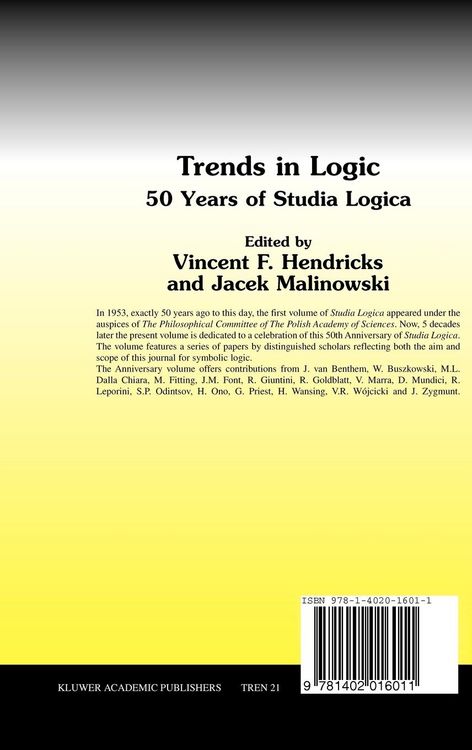 Produktbild: Trends in Logic