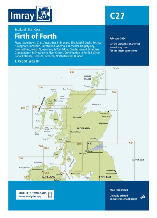 Produktbild: C27 Firth of Forth, Imray Chart