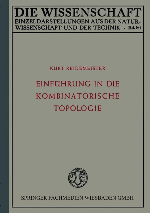 Produktbild: Einf&uuml;hrung in die kombinatorische Topologie