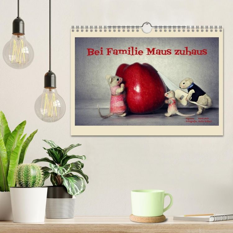Produktbild: Bei Familie Maus zuhaus (Wandkalender 2027 DIN A4 quer), CALVENDO Monatskalender