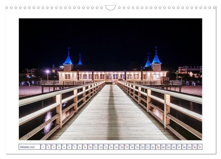 Produktbild: Die Ostsee von Ahlbeck nach Heringsdorf (Wandkalender 2027 DIN A3 quer), CALVENDO Monatskalender