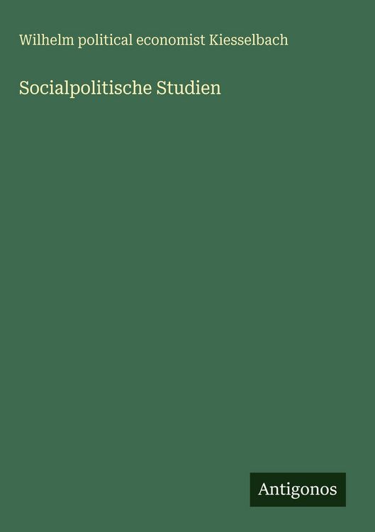 Produktbild: Socialpolitische Studien
