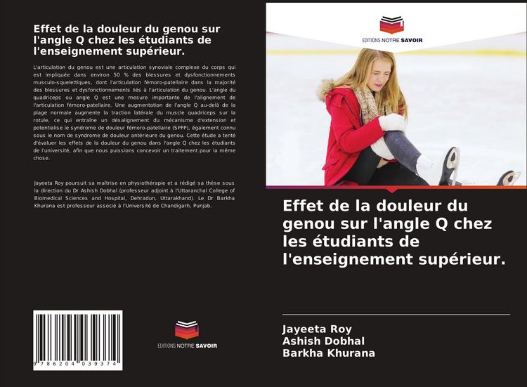 Produktbild: Effet de la douleur du genou sur l'angle Q chez les &eacute;tudiants de l'enseignement sup&eacute;rieur.