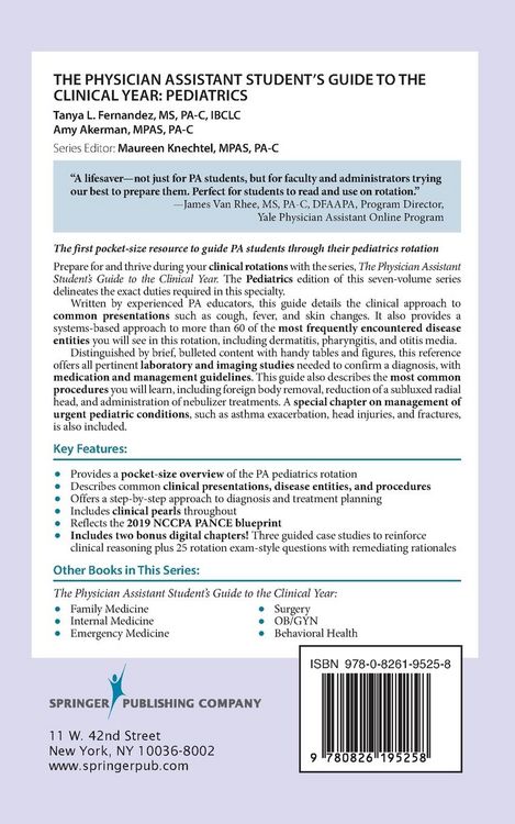 Produktbild: The Physician Assistant Student's Guide to the Clinical Year
