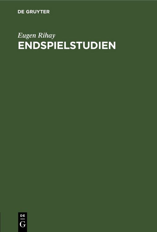Produktbild: Endspielstudien