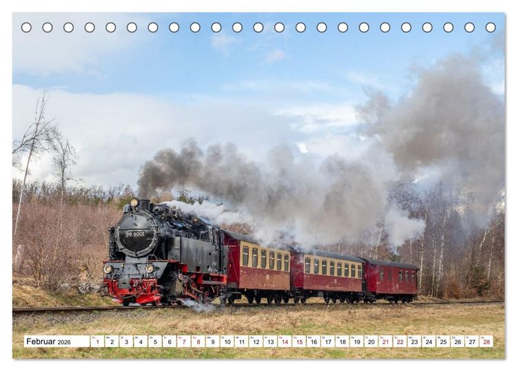 Produktbild: Selketalbahn im Harz (Tischkalender 2026 DIN A5 quer), CALVENDO Monatskalender