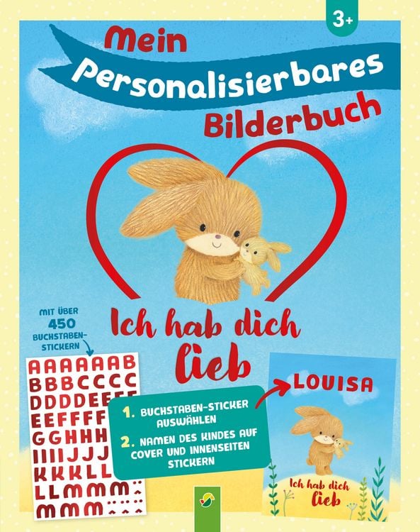 Produktbild: Mein personalisierbares Bilderbuch - Ich hab dich lieb