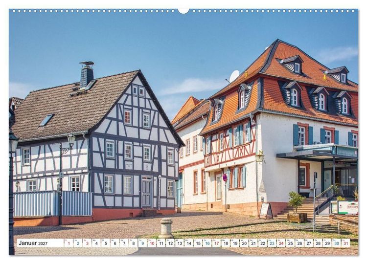 Produktbild: Seligenstadt - Die Stadt mit Geschichte und Flair (hochwertiger Premium Wandkalender 2027 DIN A2 quer), Kunstdruck in Hochglanz