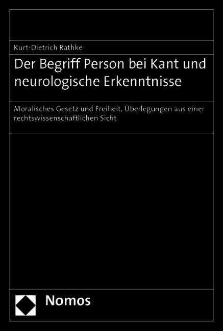 Produktbild: Der Begriff Person bei Kant und neurologische Erkenntnisse
