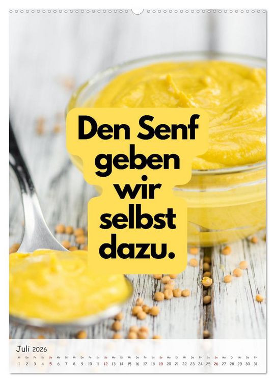Produktbild: Tanz um den hei&szlig;en Brei! (hochwertiger Premium Wandkalender 2026 DIN A2 hoch), Kunstdruck in Hochglanz