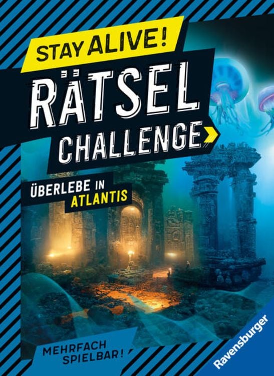 Produktbild: Stay alive! Rätsel-Challenge - Überlebe in Atlantis