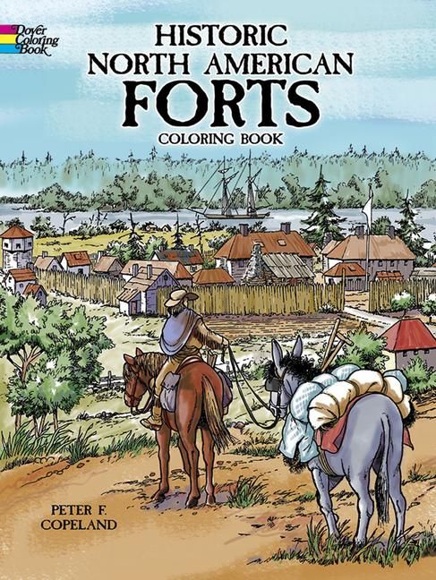 Produktbild: Historic North American Forts Coloring Book