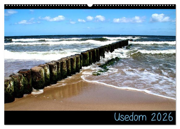 Produktbild: Usedom 2026 (Wandkalender 2026 DIN A2 quer), CALVENDO Monatskalender