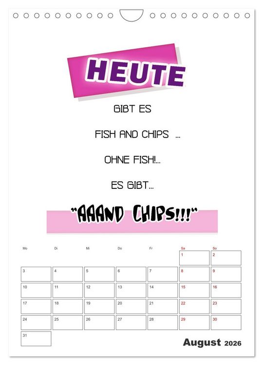 Produktbild: Spr&uuml;che f&uuml;r die K&uuml;che. Mit Jahresplaner (Wandkalender 2026 DIN A4 hoch), CALVENDO Monatskalender