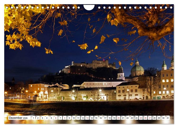 Produktbild: Mein sch&ouml;nes Salzburg (Wandkalender 2026 DIN A4 quer), CALVENDO Monatskalender