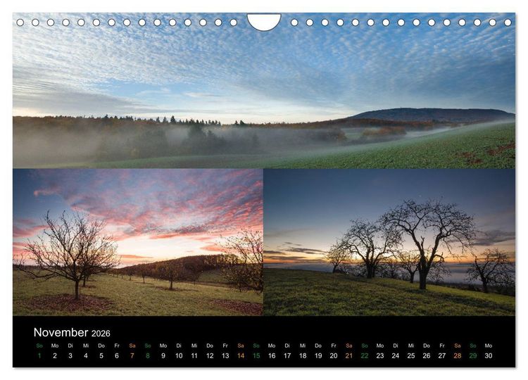 Produktbild: Atemberaubende und Emotionale Landschaften in der Pfalz (Wandkalender 2026 DIN A4 quer), CALVENDO Monatskalender