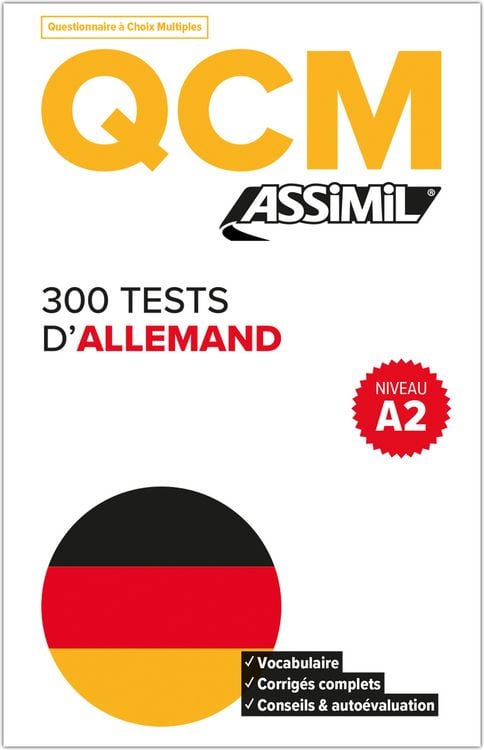 Produktbild: ASSiMiL QCM - 300 tests d'allemand - Niveau A2