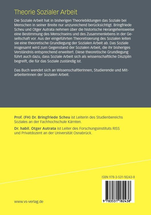 Produktbild: Theorie Sozialer Arbeit