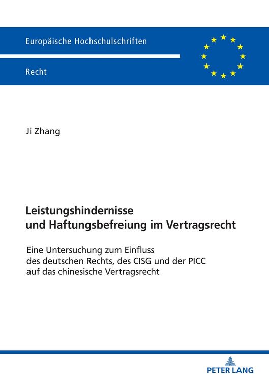 Produktbild: Leistungshindernisse und Haftungsbefreiung im Vertragsrecht