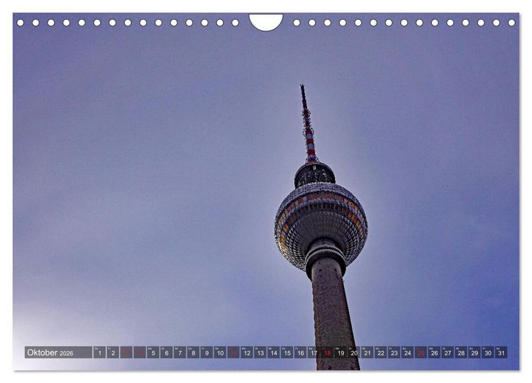 Produktbild: Hauptstadt Berlin (Wandkalender 2026 DIN A4 quer), CALVENDO Monatskalender