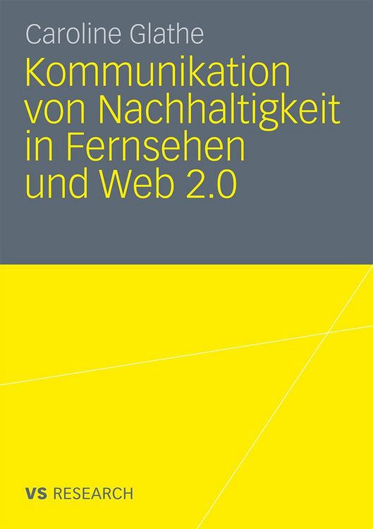 Produktbild: Kommunikation von Nachhaltigkeit in Fernsehen und Web 2.0