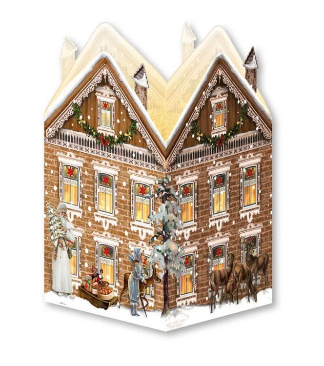 Produktbild: Mini-Adventskalender &ndash; Nostalgische Weihnachtsh&auml;user