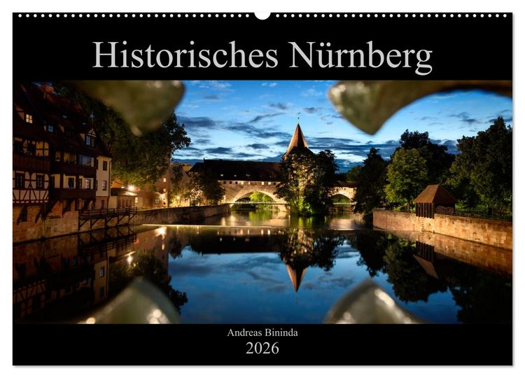 Produktbild: Historisches N&uuml;rnberg (Wandkalender 2026 DIN A2 quer), CALVENDO Monatskalender