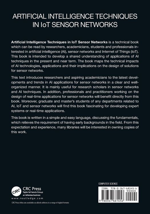 Produktbild: Artificial Intelligence Techniques in IoT Sensor Networks