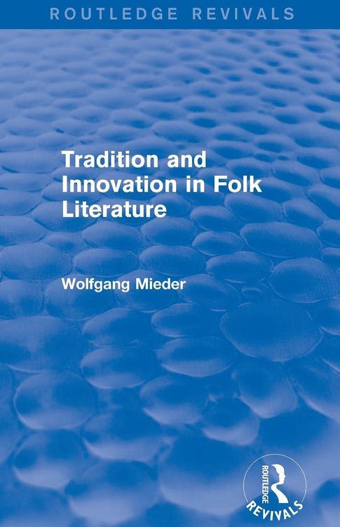 Produktbild: Tradition and Innovation in Folk Literature