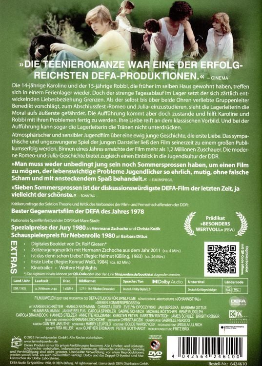 Produktbild: Sieben Sommersprossen (DEFA Filmjuwelen)